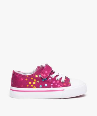 Baskets fille en toile à lacets élastiques - Les Supaires vue1 - GEMO 4G FILLE - GEMO