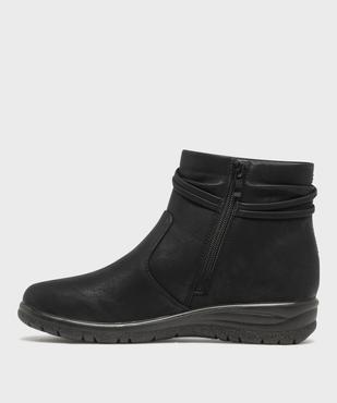 Boots confort à talon compensé femme vue3 - G'FLEX - GEMO
