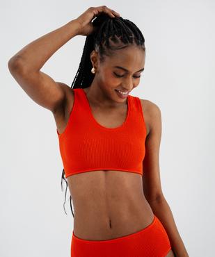 Brassière de bain extensible taille unique femme vue1 - GEMO (PLAGE) - GEMO