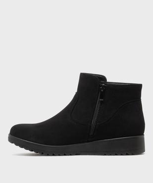 Boots confort en suédine femme - G'Flex vue4 - G'FLEX - GEMO