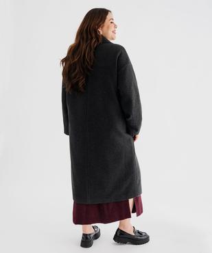 Manteau long croisé à double boutonnage et col femme grande taille vue3 - GEMO (G TAILLE) - GEMO