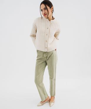 Veste matelassée coupe ample et courte femme vue4 - GEMO(FEMME PAP) - GEMO