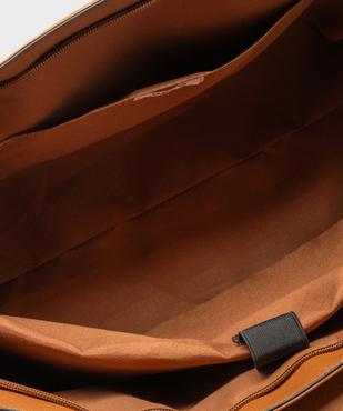 Sac cabas rigide en matière texturée femme vue3 - GEMO (ACCESS) - GEMO