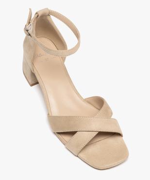 Sandales à brides croisées et talon fermé femme - Valentina Baldano vue6 - VALENTINA BALDA - GEMO