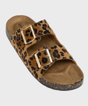 Sandales double bride avec semelle anatomique femme - Isotoner vue5 - ISOTONER - GEMO