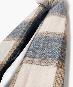 Écharpe motif tartan avec fil métallisé femme - LuluCastagnette vue2 - LULUCASTAGNETTE - GEMO