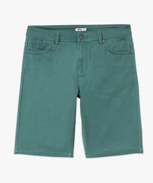 Bermuda en coton coupe Regular homme vue4 - GEMO (HOMME) - GEMO