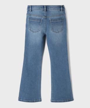 Jean flare avec taille ajustable fille vue5 - GEMO (ENFANT) - GEMO