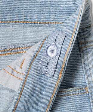 Short fille en jean avec revers cousus vue5 - GEMO (JUNIOR) - GEMO