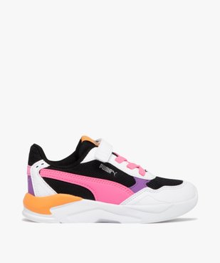 Baskets fille rétro à scratch et en mesh détails colorés - Puma vue1 - PUMA - GEMO