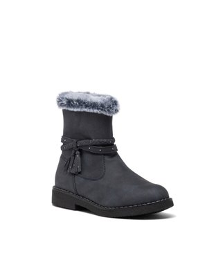Boots fourrées à brides et zip fille vue2 - GEMO (ENFANT) - GEMO