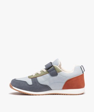 Baskets garçon casual dessus en denim et suédine vue3 - GEMO (ENFANT) - GEMO