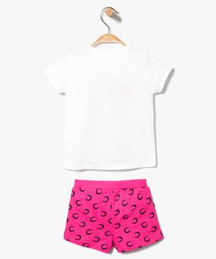 Ensemble 2 pièces : short + tee-shirt coordonnés - Disney Minnie Mouse vue2 - MINNIE - GEMO