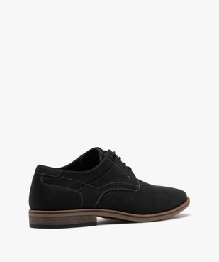 Derbies unis à lacets ronds et jeu de surpiqûres homme vue5 - MARIO BALDANO - GEMO