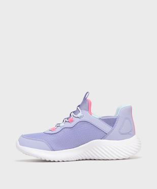 Baskets en toile pailletée enfilage facile fille - Skechers vue3 - SKECHERS - GEMO