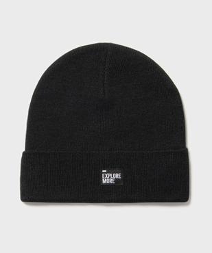 Bonnet uni en maille fine garçon  vue1 - GEMO (JUNIOR) - GEMO