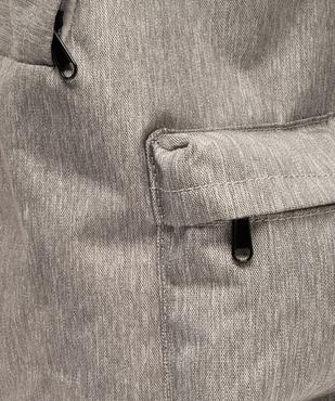Sac à dos uni en toile fille vue3 - GEMO (ACCESS) - GEMO