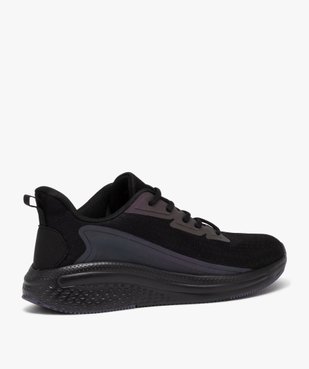 Baskets homme running en mesh avec détails irisés  vue4 - GEMO (SPORTSWR) - GEMO