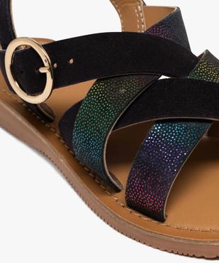 Sandales en cuir à brides croisées fille - Tanéo vue6 - TANEO GEMO FOR GOOD - GEMO