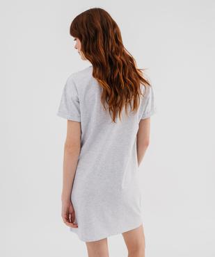 Chemise de nuit en jersey de coton imprimé femme - Les Aristochats vue3 - ARISTOCHATS - GEMO