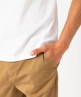 Pantalon chino coupe Slim homme vue2 - GEMO 4G HOMME - GEMO