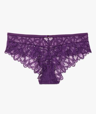 Shorty en dentelle transparente femme vue4 - GEMO(HOMWR FEM) - GEMO