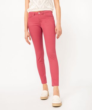Pantalon coupe Slim taille normale femme vue1 - GEMO 4G FEMME - GEMO