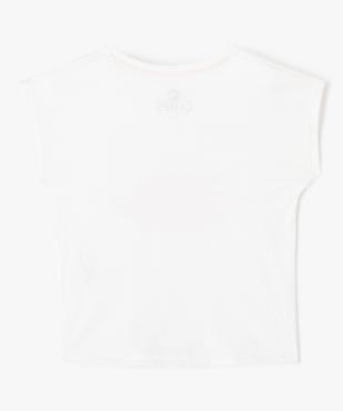 Tee-shirt fille loose avec nœud dans le bas - Camps United vue3 - CAMPS UNITED - GEMO