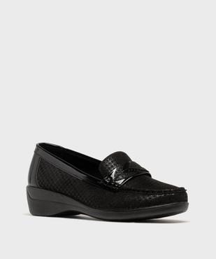 Mocassins confort légers et souples à talon compensé femme vue2 - G'FLEX GEMO FOR GOOD - GEMO