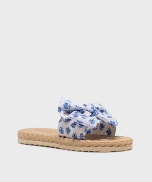 Sandales de plage en textile à motifs fleuris femme - LuluCastagnette vue2 - LULUCASTAGNETTE - GEMO