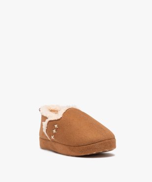 Chaussons garçon unis boots fourrées à scratch vue2 - GEMO 4G GARCON - GEMO
