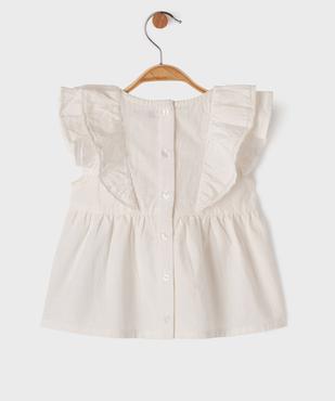 Blouse sans manches à volants bébé fille - LuluCastagnette vue4 - LULUCASTAGNETTE - GEMO
