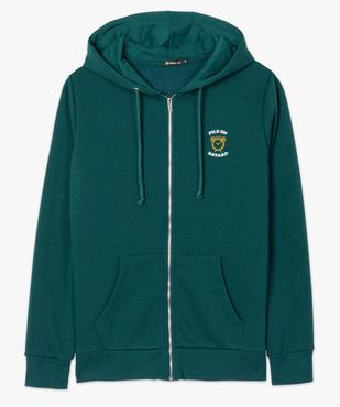 Sweat femme zippé à capuche et motif vue4 - FOLLOW ME - GEMO