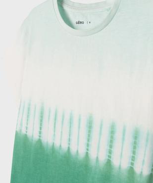 Tee-shirt manches courtes bicolore garçon vue3 - GEMO (ENFANT) - GEMO