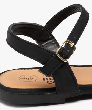 Nu-pieds femme à talon plat et bride tressée vue6 - GEMO (CASUAL) - GEMO