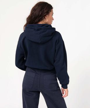 Sweat femme à capuche avec motif - LuluCastagnette vue4 - LULUCASTAGNETTE - GEMO