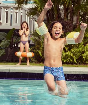 Shorty de bain à motifs exotiques garçon vue4 - GEMO (ENFANT) - GEMO