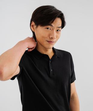 Polo à manches courtes en maille homme vue2 - GEMO 4G HOMME - GEMO