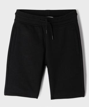 Bermuda molletonné avec taille ajustable garçon vue1 - GEMO 4G GARCON - GEMO