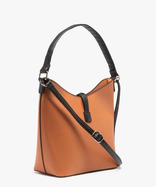 Sac à main femme forme seau grand format vue2 - GEMO (ACCESS) - GEMO