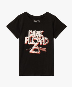 Tee-shirt à manches courtes avec inscription XXL femme - Pink Floyd vue4 - PINK FLOYD - GEMO
