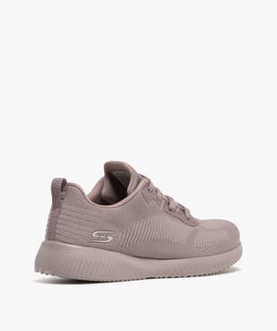 Basket en toile Bobs Squad femme - Skechers vue4 - SKECHERS - GEMO