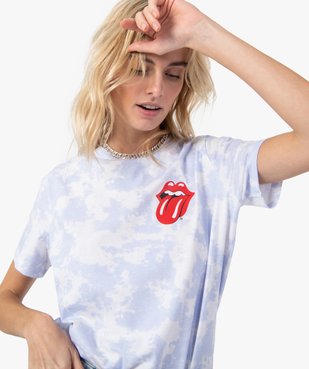 Tee-shirt femme imprimé à manches courtes– The Rolling Stones vue2 - ROLLING STONES - GEMO
