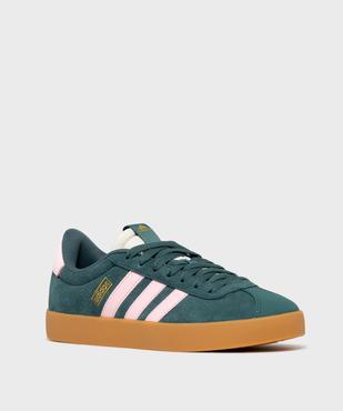 Baskets en cuir VL Court 3.0 femme - Adidas vue2 - ADIDAS - GEMO