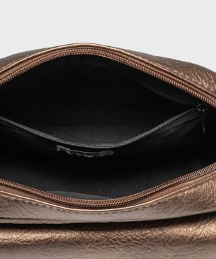 Sac à bandoulière en matière métallisée femme vue3 - GEMO (ACCESS) - GEMO