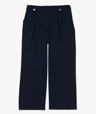 Pantalon large à pinces femme grande taille vue4 - GEMO (G TAILLE) - GEMO