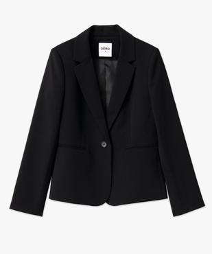 Veste de tailleur unie fermeture un bouton femme vue5 - GEMO(FEMME PAP) - GEMO