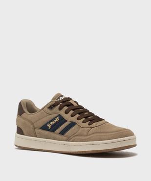Tennis basses à lacets homme - Schott vue2 - SCHOTT - GEMO