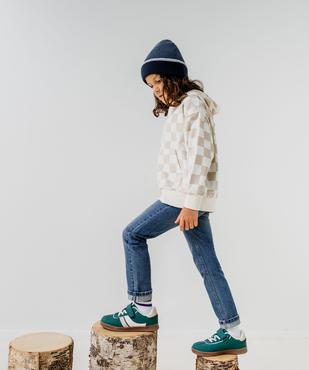 Jean regular en coton délavé garçon vue1 - GEMO 4G GARCON - GEMO