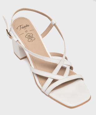 Sandales à talon haut et fines brides femme - Tanéo vue5 - TANEO - GEMO